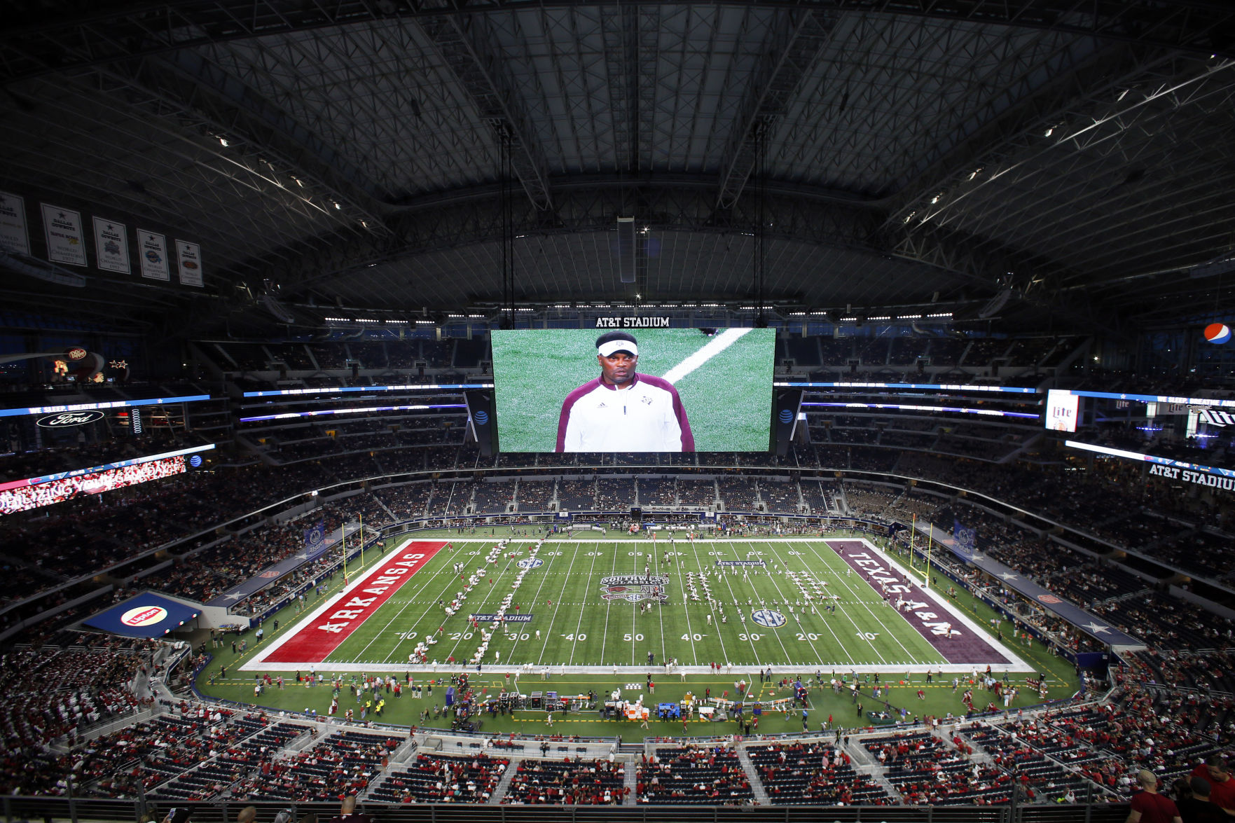 Texas A M Arkansas Football